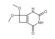 8,8-dimethoxy-2,4-diazabicyclo[4.2.0]oct-1(6)-ene-3,5-dione Structure