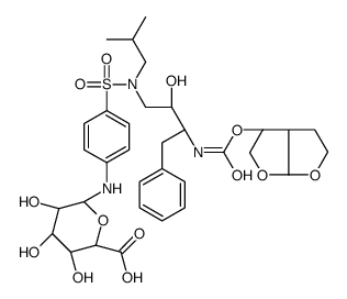 Darunavir N-β-D-Glucuronide Structure