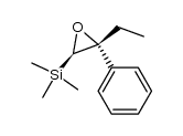 2-phenyl-1-(trimethylsilyl)-1-butene oxide Structure