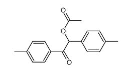 2-oxo-1,2-di(p-tolyl)ethyl acetate Structure