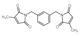 1,3-Bis((3-methyl-2,5-dioxopyrrol-1-yl)methyl)benzol Structure