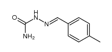 4-methylbenzaldehyde semicarbazone结构式