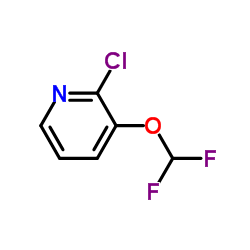 2-Chloro-3-(difluoromethoxy)pyridine Structure