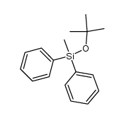 tert-butoxy(methyl)diphenylsilane Structure