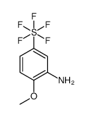 2-Methoxy-5-(pentafluorothio)aniline Structure