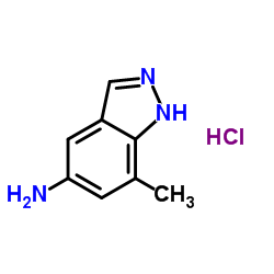 7-Methyl-1H-indazol-5-amine hydrochloride (1:1) Structure