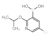 5-氯-2-异丙氧基吡啶-3-硼酸结构式