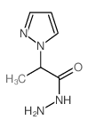 2-(1H-吡唑-1-基)丙酰肼结构式