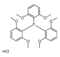 tris(2,6-dimethoxyphenyl)phosphane,hydrochloride Structure