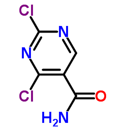2,4-Dichloropyrimidine-5-carboxylic acid amide Structure