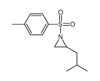 1-(4-methylphenyl)sulfonyl-2-(2-methylpropyl)aziridine结构式