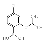 4-氯-2-异丙氧基苯硼酸结构式