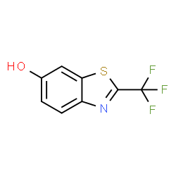 2-三氟甲基苯并噻唑-6-醇结构式