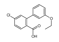 4-chloro-2-(3-ethoxyphenyl)benzoic acid结构式