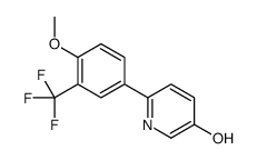 6-[4-methoxy-3-(trifluoromethyl)phenyl]pyridin-3-ol结构式