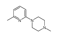 Piperazine, 1-methyl-4-(6-methyl-2-pyridinyl)- (9CI) Structure