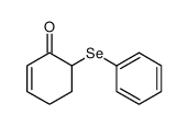 6-phenylselanylcyclohex-2-en-1-one结构式