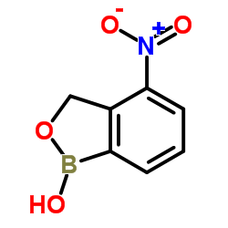 4-Nitro-2,1-benzoxaborol-1(3H)-ol结构式