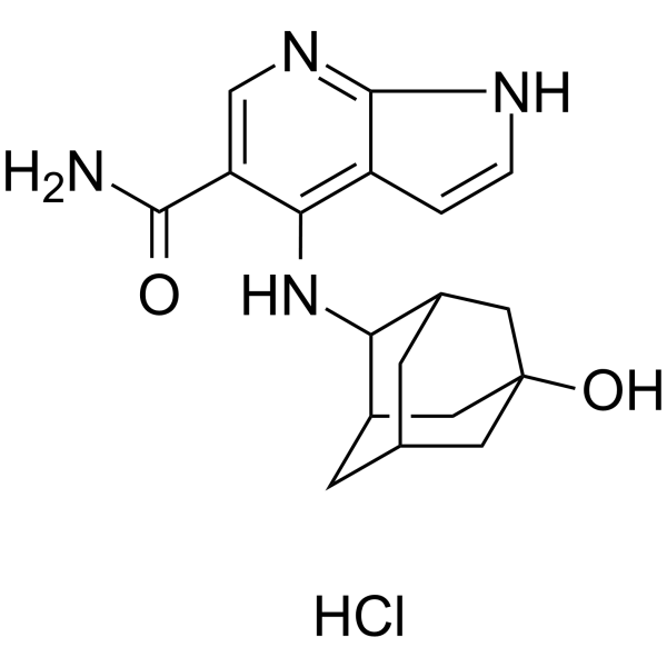 Peficitinib hydrochloride Structure