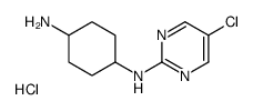 N-(5-Chloro-pyrimidin-2-yl)-cyclohexane-1,4-diamine hydrochloride structure