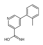 5-(2-methylphenyl)pyridine-3-carboxamide Structure