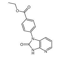 ethyl 4-(2-oxo-2,3-dihydroimidazo[4,5-b]pyridin-1-yl)benzoate结构式