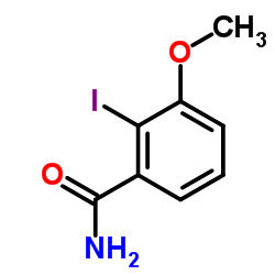 2-Iodo-3-methoxybenzamide结构式
