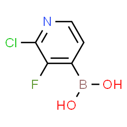 2-氯-3-氟-4-(4,4,5,5-四甲基-1,3,2-二氧硼杂环戊烷-2-基)吡啶结构式
