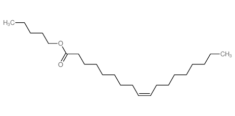 9-Octadecenoic acid(9Z)-, pentyl ester Structure