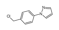 1-[4-(氯甲基)苯基]吡唑结构式