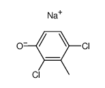 sodium 2,4-dichloro-3-methylphenolate Structure