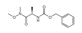 N-[(1R)-1-[甲氧基(甲基)氨基甲酰基]乙基]氨基甲酸苄酯图片