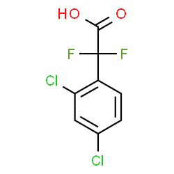 2-(2,4-二氯苯基)-2,2-二氟乙酸结构式