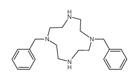 1,7-二苄基-1,4,7,10-四氮杂环十二烷结构式