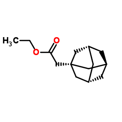 1-Adamantaneacetic acid ethyl ester Structure