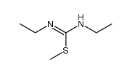 N,N'-diethyl-S-methyl-isothiourea结构式