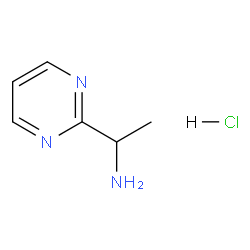 1-(嘧啶-2-基)乙胺盐酸盐结构式