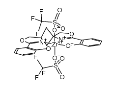 bis(hydroxyphenyloxazolinato)-zirconium(IV) triflate Structure