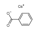 Benzoic acid cesium salt Structure