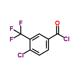 4-氯-3-三氟甲基苯甲酰氯结构式
