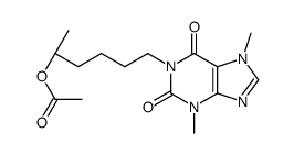 5’-O-乙酰基(R)-利索茶碱结构式