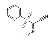 2-羟基亚氨基-2-(2-吡啶磺酰基)乙腈结构式