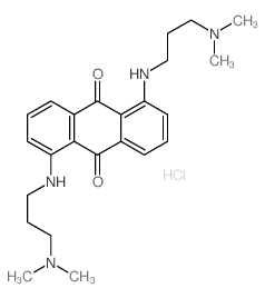 9,10-Anthracenedione, 1,5-bis((3-(dimethylamino)propyl)amino)- Structure