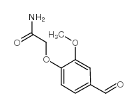 2-(4-甲酰基-2-甲氧基苯基)乙酰胺结构式