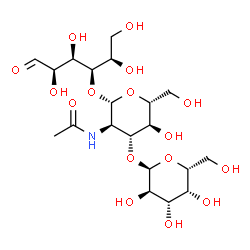 3'alpha-galactosyl-N-acetyllactosamine Structure
