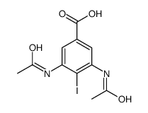 3,5-diacetamido-4-iodobenzoic acid结构式