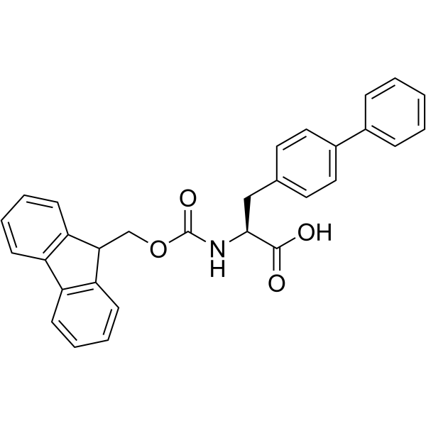 Fmoc-L-4,4'-联苯基丙氨酸结构式