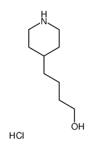 4-(4-Piperidyl)-1-butanol Hydrochloride Structure