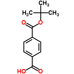 4-(叔丁氧基羰基)苯甲酸结构式