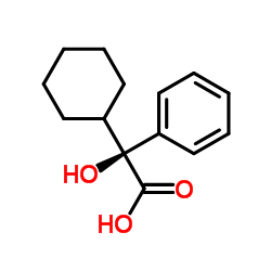 (S)-2-环己基-2-苯基乙醇酸结构式